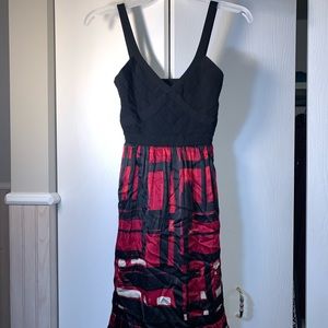 Bebe pink and black dress